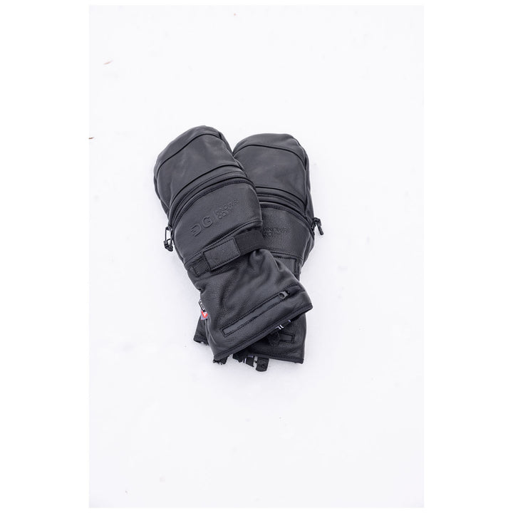 DG Handwear Company Granite Long Cut Mittens Black