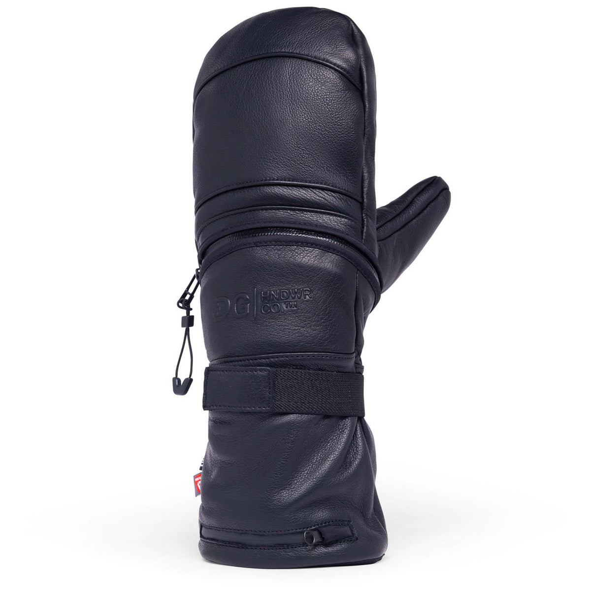 DG Handwear Company Granite Long Cut Mittens Black