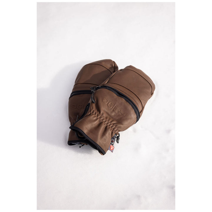 DG Handwear Company Granite Mittens Brown