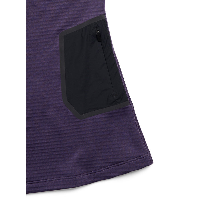Burton [ak] Helium Grid Fleece Quarter Zip Top - Women's Nightshade Purple