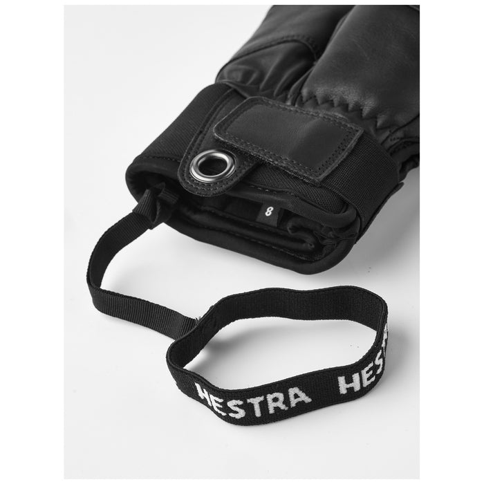 Hestra Vertical Cut Freeride 5 Finger Gloves Black