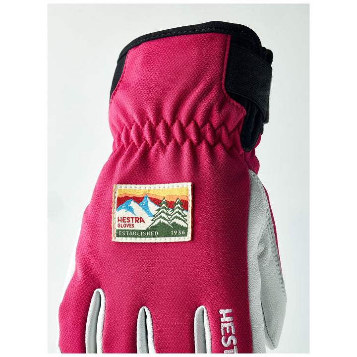 Hestra Patrol Jr 5 Finger Gloves - Kids' Fuschia