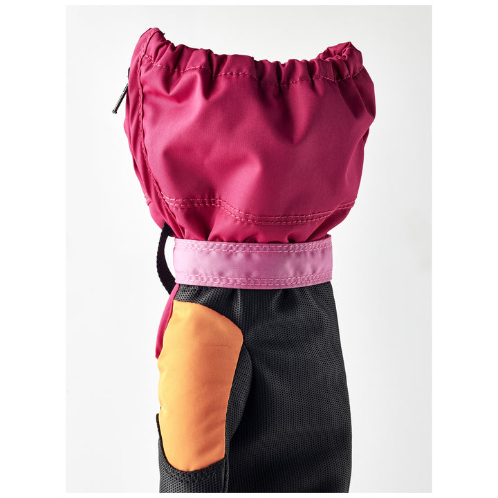 Hestra Baby Zip Mittens - Toddlers' Orange/Orchid