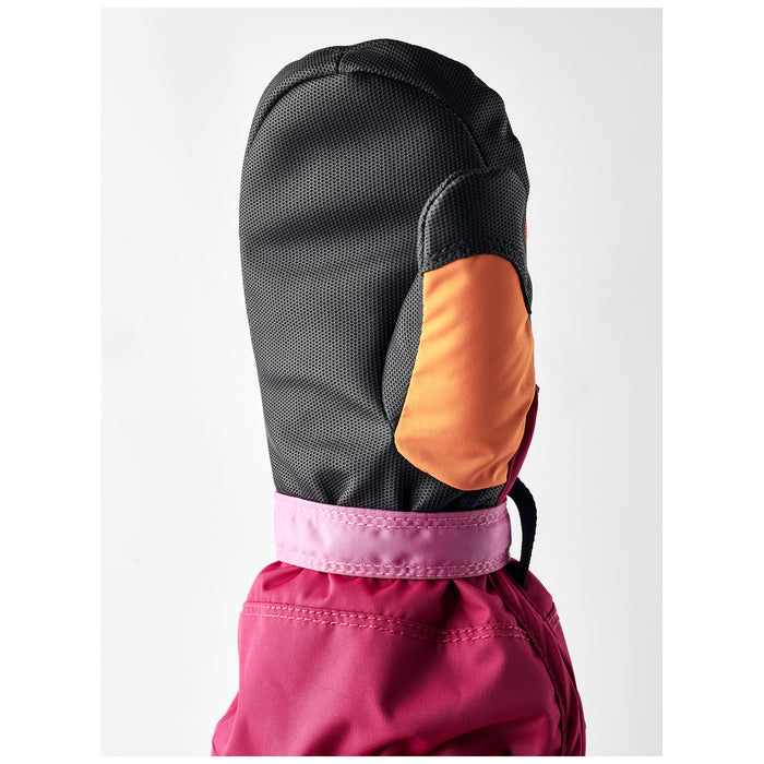 Hestra Baby Zip Mittens - Toddlers' Orange/Orchid