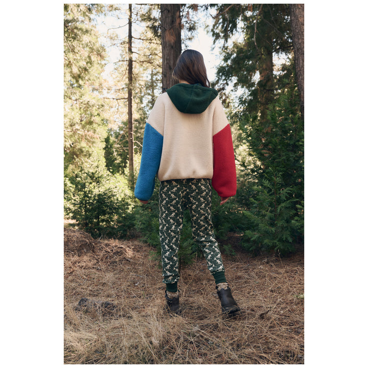 The Great Outdoors Plush Horizon Colorblock Full Zip Pine Multi