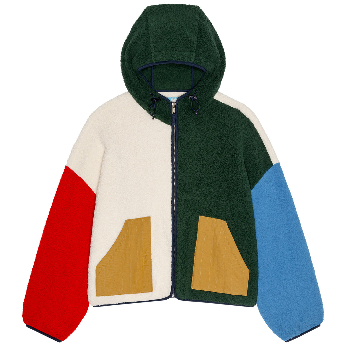 The Great Outdoors Plush Horizon Colorblock Full Zip Pine Multi