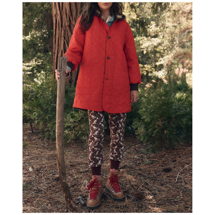 The Great Outdoors Reversible Sawyer Puffer Jacket - Women's Brown/Poppy