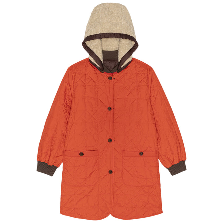 The Great Outdoors Reversible Sawyer Puffer Jacket - Women's Brown/Poppy