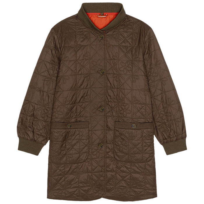 The Great Outdoors Reversible Sawyer Puffer Jacket - Women's Brown/Poppy
