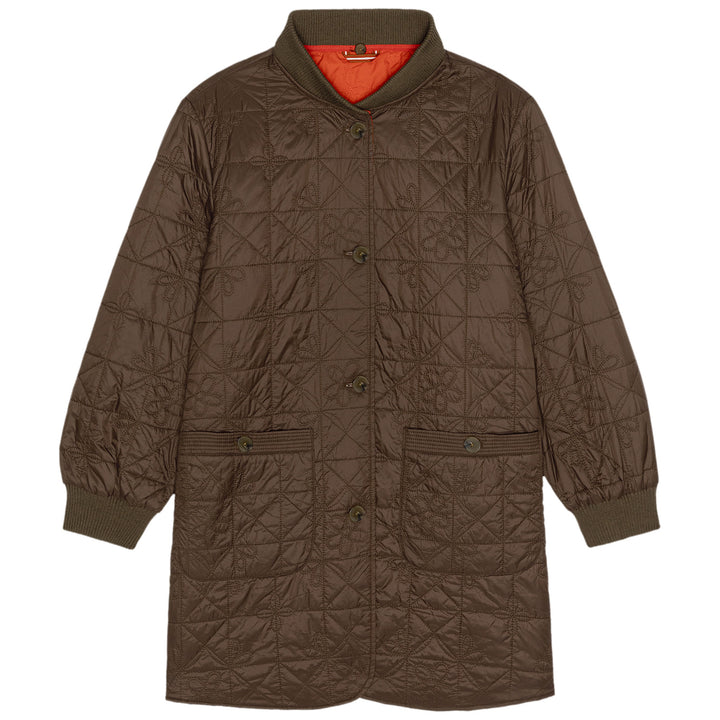 The Great Outdoors Reversible Sawyer Puffer Jacket - Women's Brown/Poppy