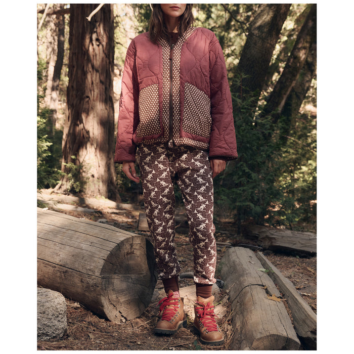 The Great Outdoors Creek Zip Liner Jacket - Women's Maroon Dot