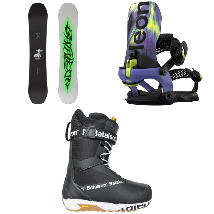 Bataleon Stereo Snowboard + Blaster AW FASE LTD Snowboard Bindings + Salsa Lace Snowboard Boots 2027
