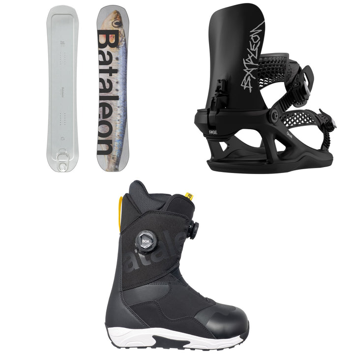 Bataleon Fun.Kink Snowboard + Ghost FASE Snowboard Bindings + Twist Double Boa Snowboard Boots 2027