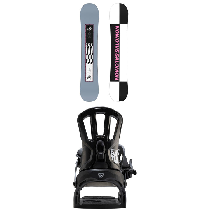 Salomon Kickback Snowboard + Rossignol Battle Snowboard Bindings 2026