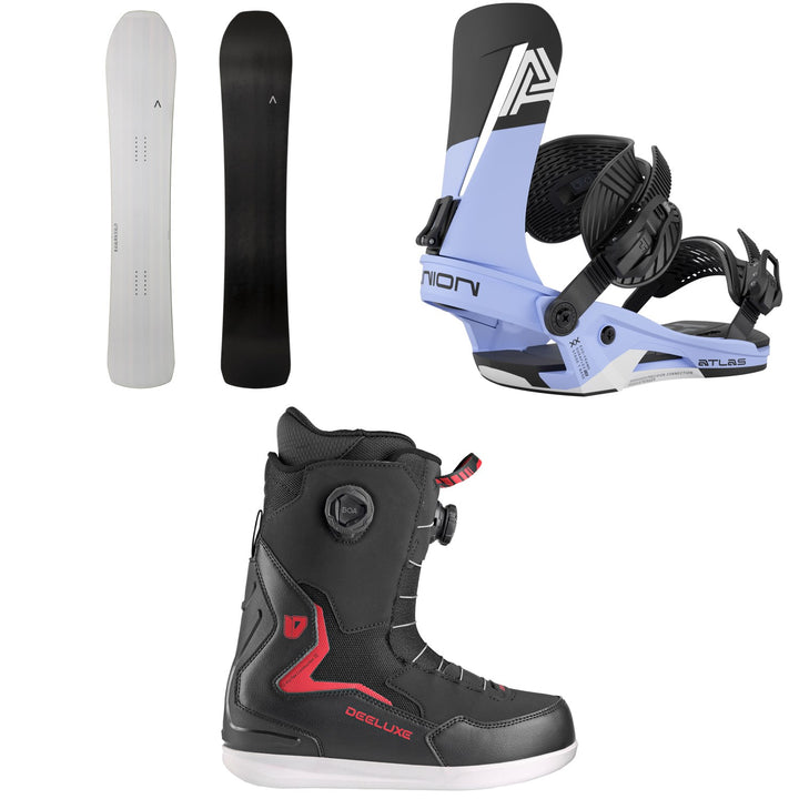 Fjell Snowboards MT 1365 Snowboard + Union Atlas Snowboard Bindings + Deeluxe ID Snowboard Boots 2026