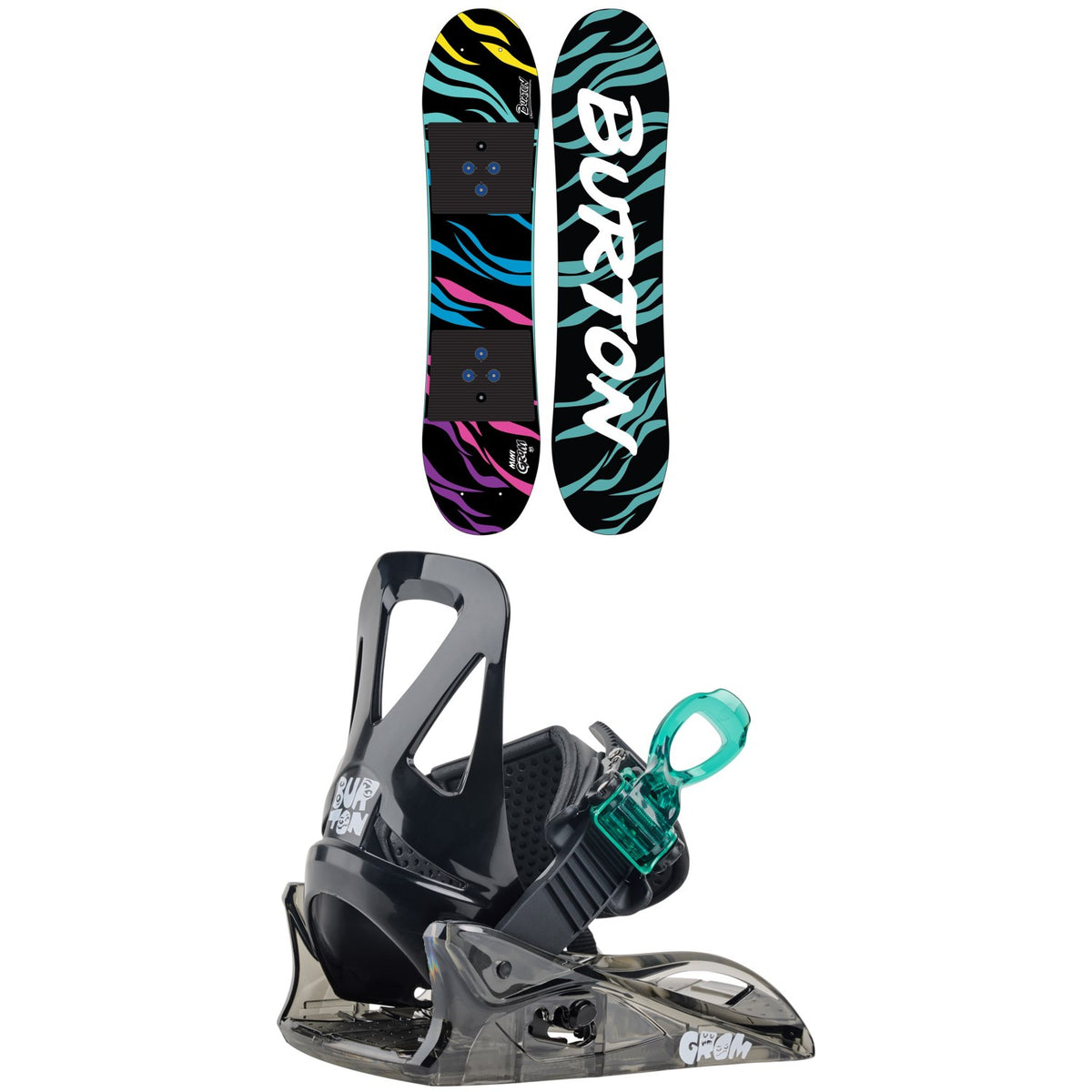 Burton Mini Grom Snowboard + Mini Grom Snowboard Binding - Kids' 2027