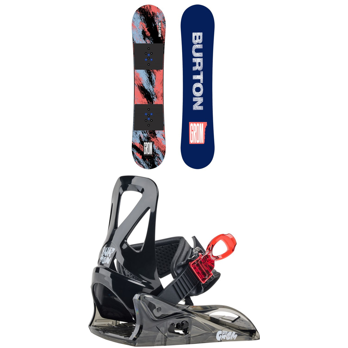 Burton Grom Camber Snowboard + Grom Snowboard Binding - Kids' 2027
