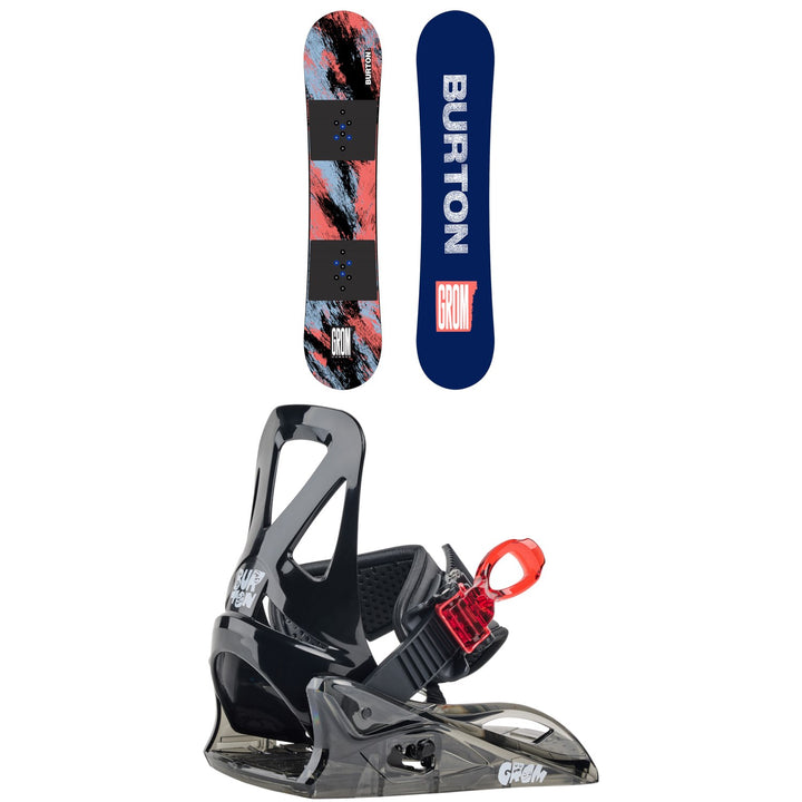 Burton Grom Camber Snowboard + Grom Snowboard Binding - Kids' 2027