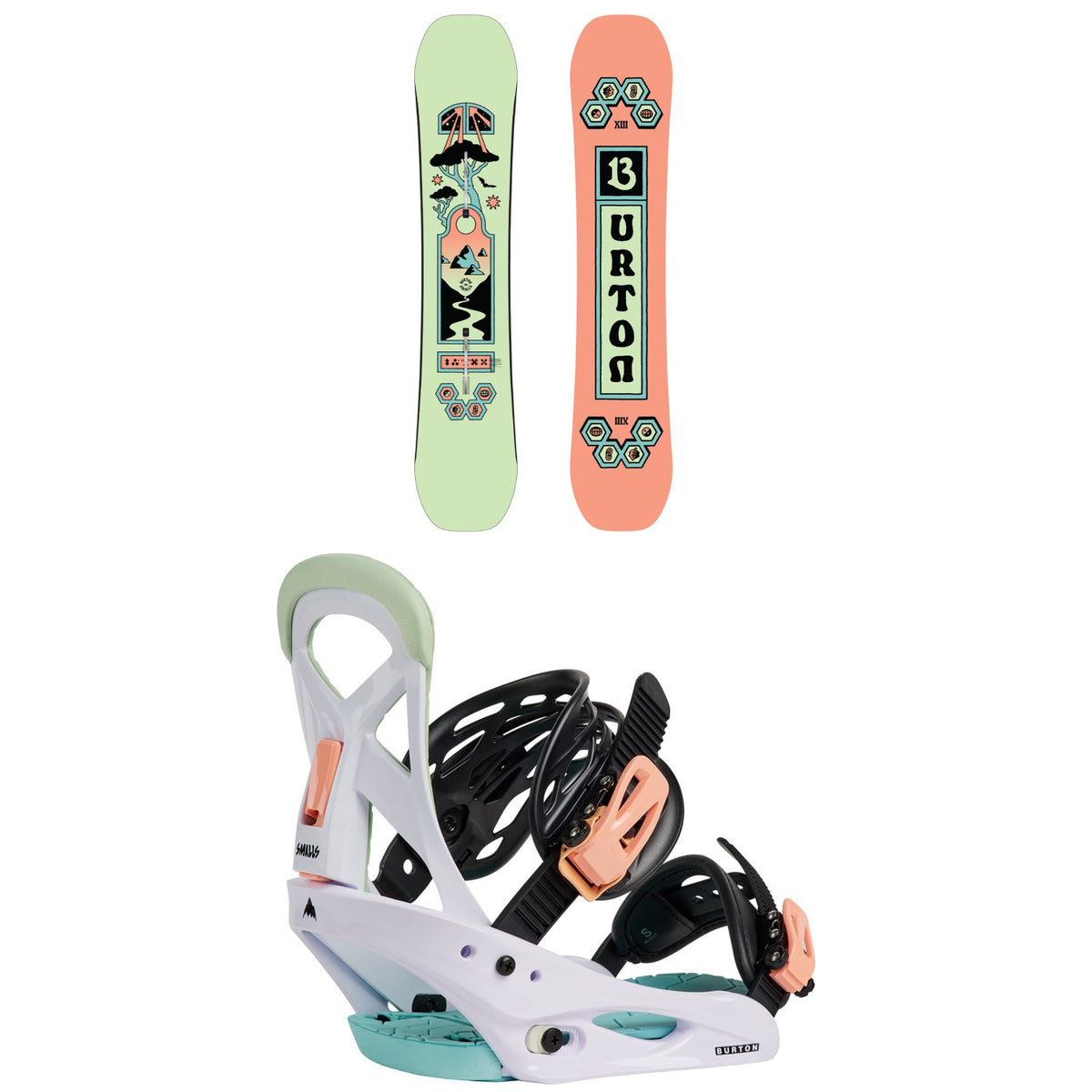 Burton Smalls Snowboard + Smalls Snowboard Bindings - Kids' 2027