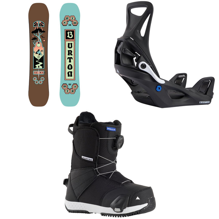 Burton Smalls Snowboard + Step On Snowboard Bindings + Smalls Step On Snowboard Boots - Kids' 2027