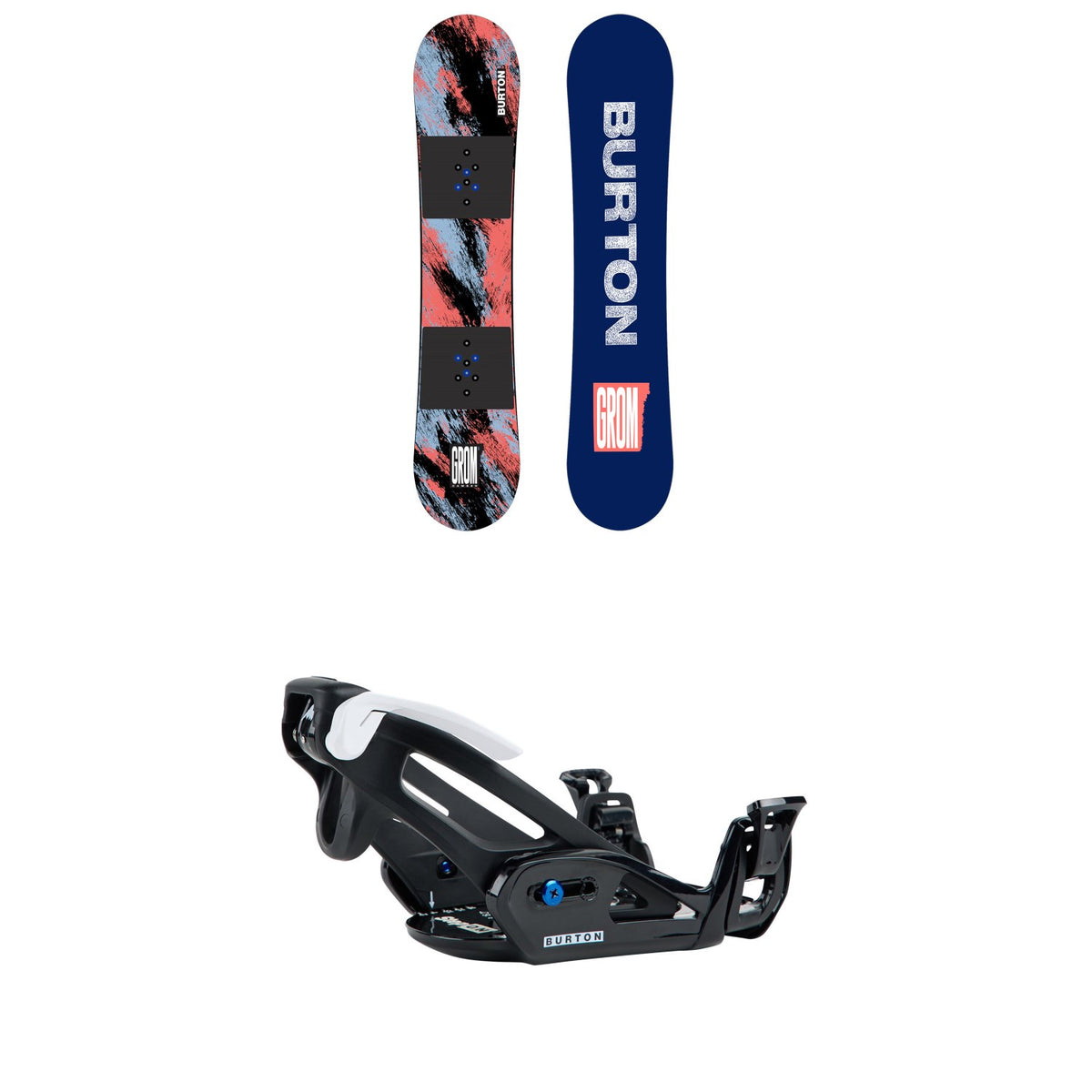 Burton Grom Camber Snowboard + Step On Grom Snowboard Bindings - Kids' 2027