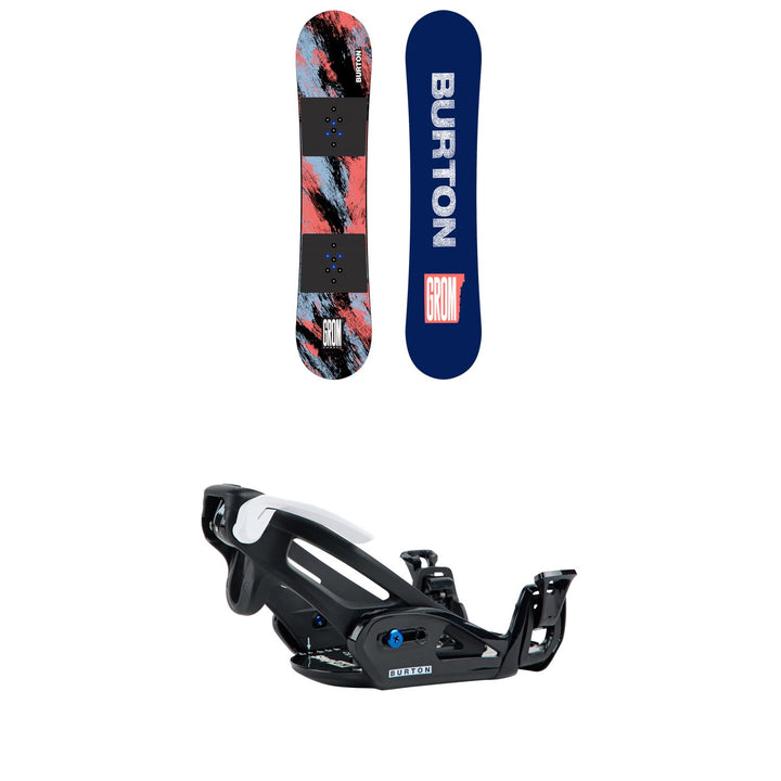 Burton Grom Camber Snowboard + Step On Grom Snowboard Bindings - Kids' 2027