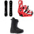 Burton Cultivator Snowboard + Freestyle Snowboard Bindings + Moto Boa Snowboard Boots 2027