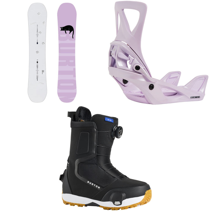 Burton Yeasayer Snowboard + Step On Snowboard Bindings + Highshot Step On Snowboard Boots - Women's 2027