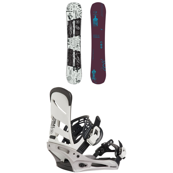 Burton Rewind Snowboard + Mission Snowboard Bindings 2027