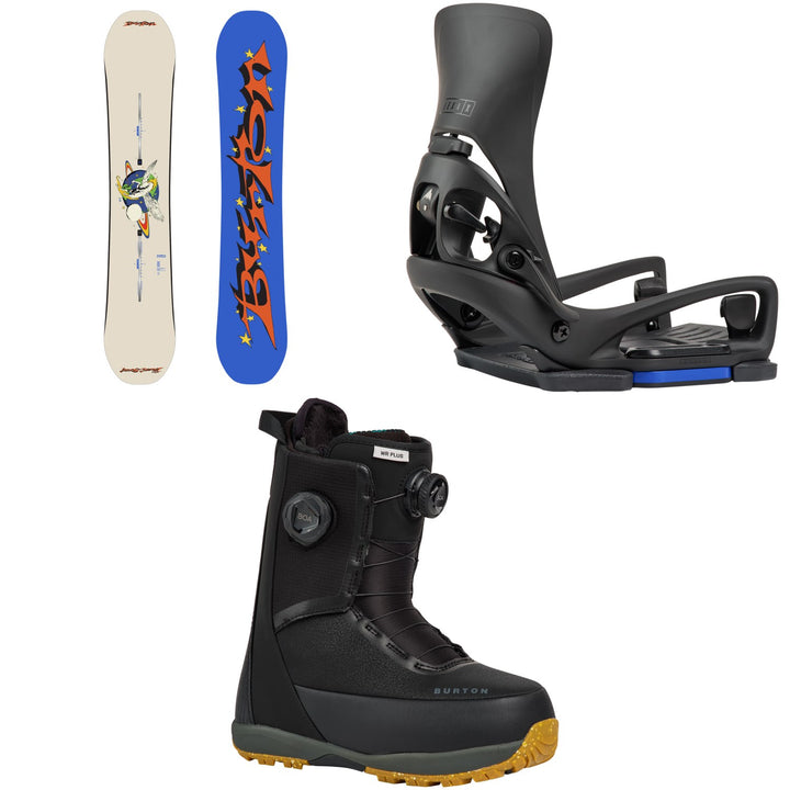 Burton Talent Scout Snowboard + Step On Lexa X EST Snowboard Bindings + Waverange Plus Snowboard Boots - Women's 2027