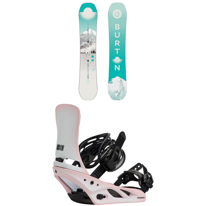 Burton Feelgood Snowboard + Lexa Snowboard Bindings - Women's 2027