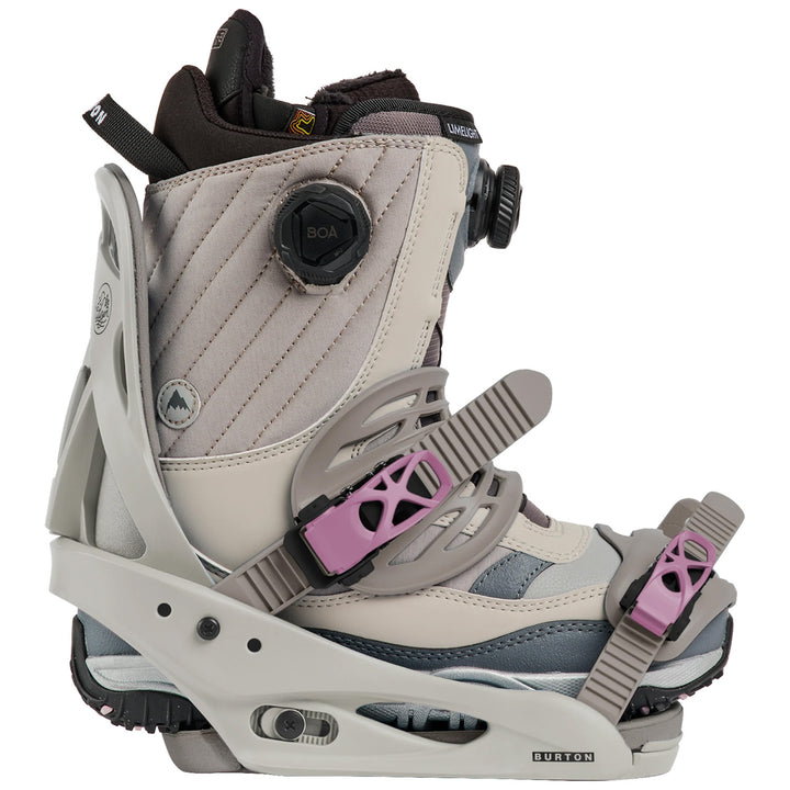 Burton Citizen Snowboard Bindings - Women's Chinchilla Gray