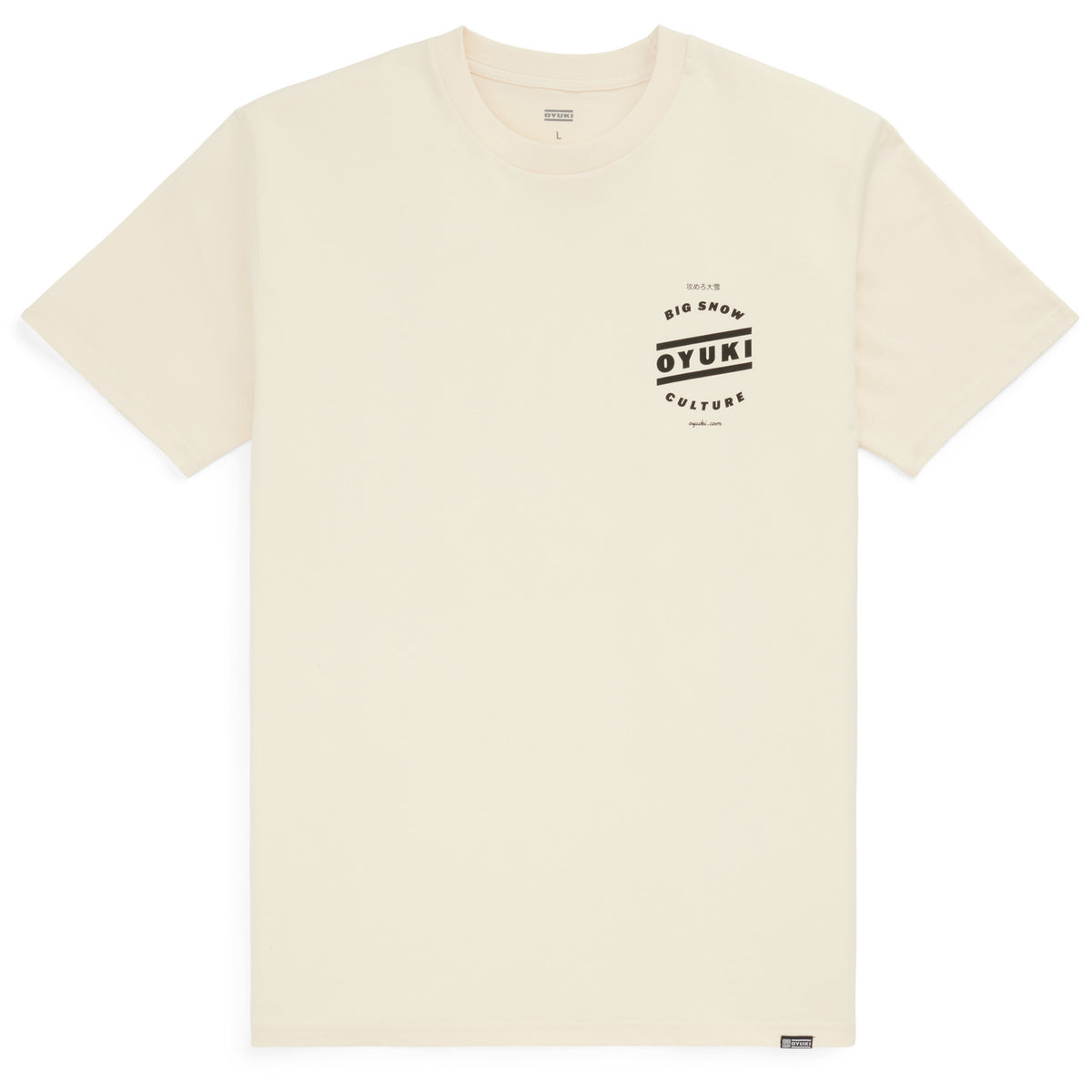 Oyuki BSC Stacked T-Shirt - Unisex Off White