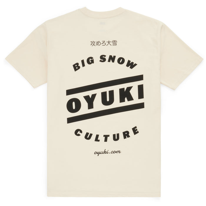 Oyuki BSC Stacked T-Shirt - Unisex Off White