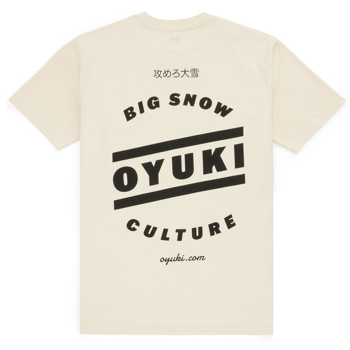 Oyuki BSC Stacked T-Shirt - Unisex Off White