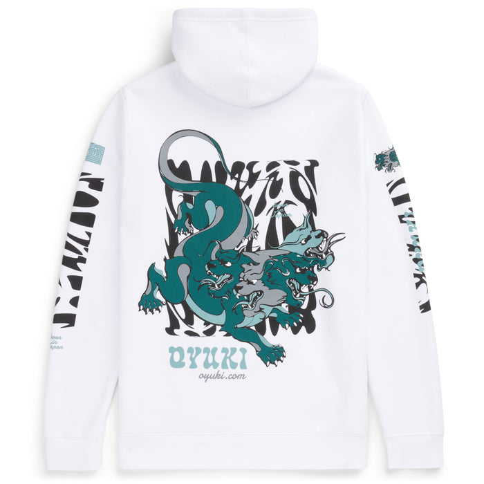 Oyuki Four Headed Hoodie - Unisex White