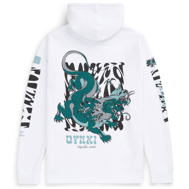 Oyuki Four Headed Hoodie - Unisex White