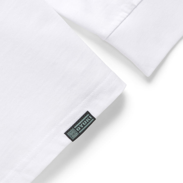 Oyuki Four Headed Pocket Long-Sleeve T-shirt - Unisex White
