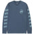 Oyuki BSC Stacked Long-Sleeve T-shirt - Unisex Petrol Blue