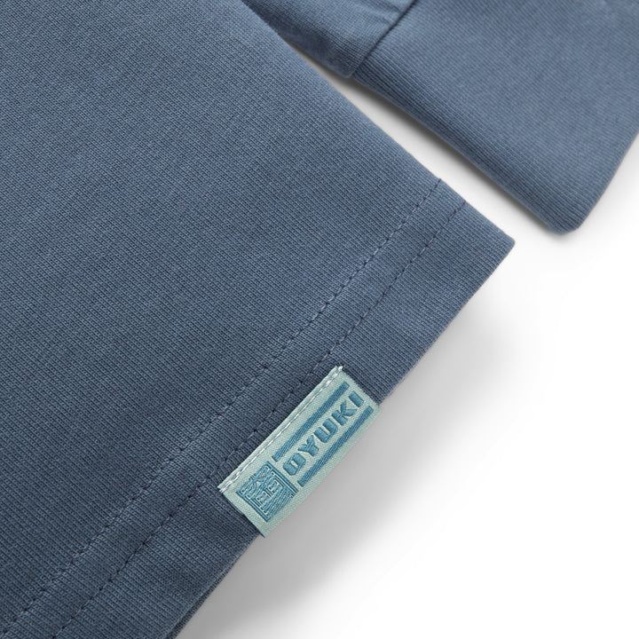 Oyuki BSC Stacked Long-Sleeve T-shirt - Unisex Petrol Blue