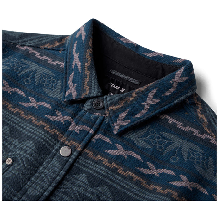 Roark Journey Jacquard Flannel - Men's Navy