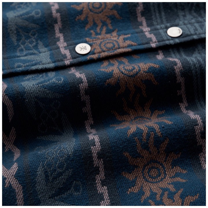 Roark Journey Jacquard Flannel - Men's Navy