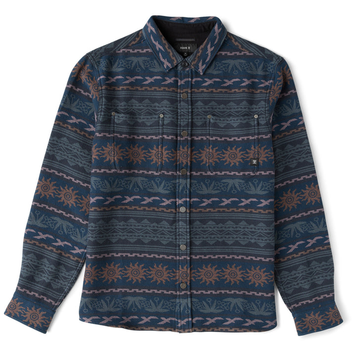 Roark Journey Jacquard Flannel - Men's Navy