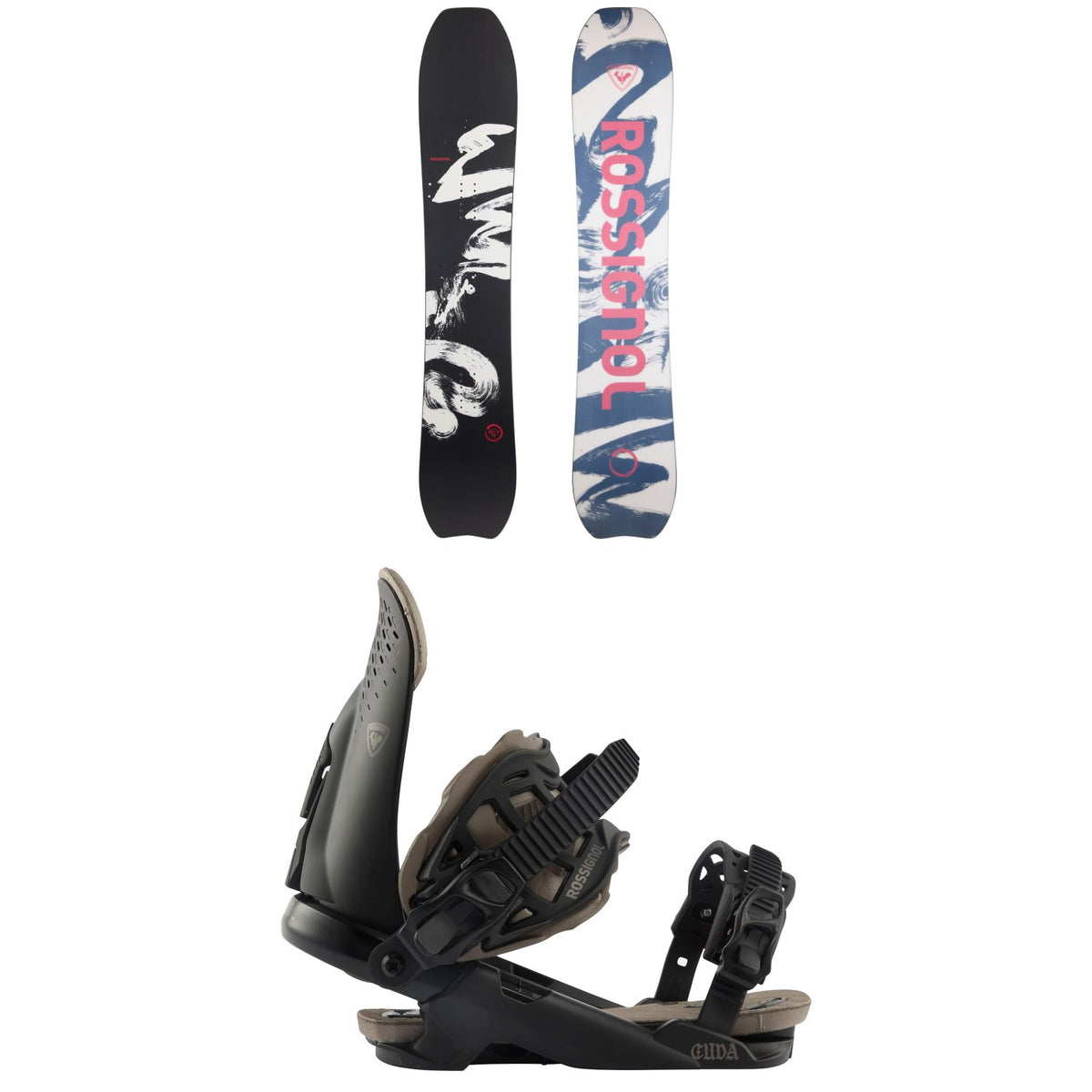 Rossignol WU-JI Snowboard + Cuda Snowboard Bindings 2027
