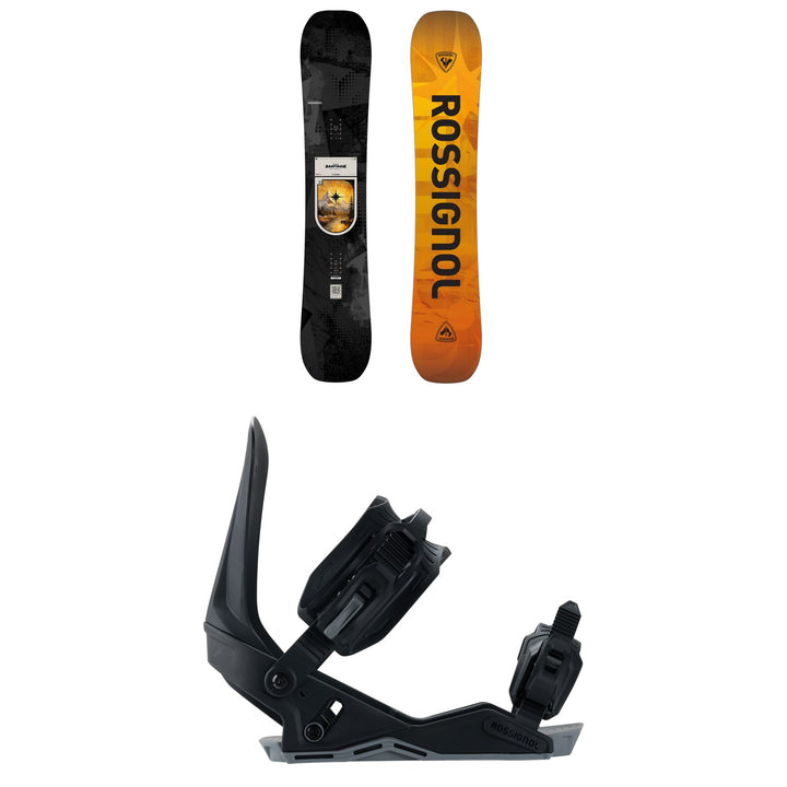 Rossignol Ampage Vol. 1 Snowboard + Works Snowboard Bindings 2027