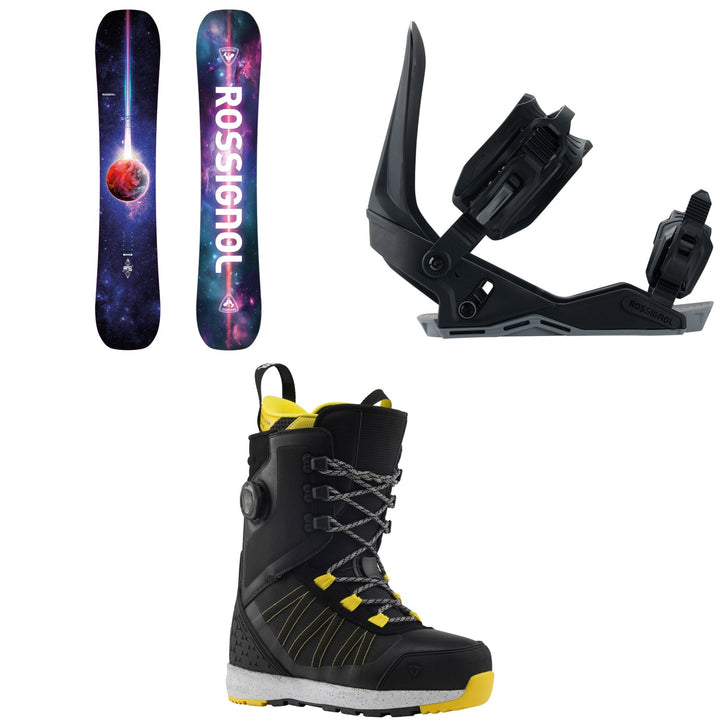Rossignol Ampage Vol. 2 Snowboard + Works Snowboard Bindings + RS Hybrid Snowboard Boots 2027