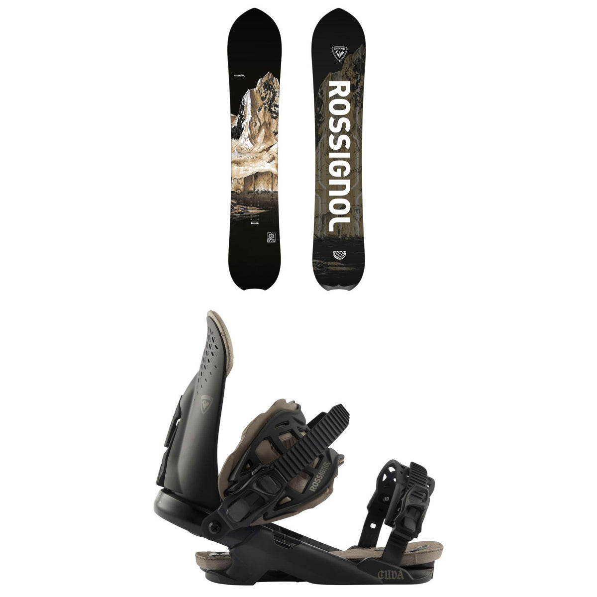 Rossignol XV Snowboard + Cuda Snowboard Bindings 2027