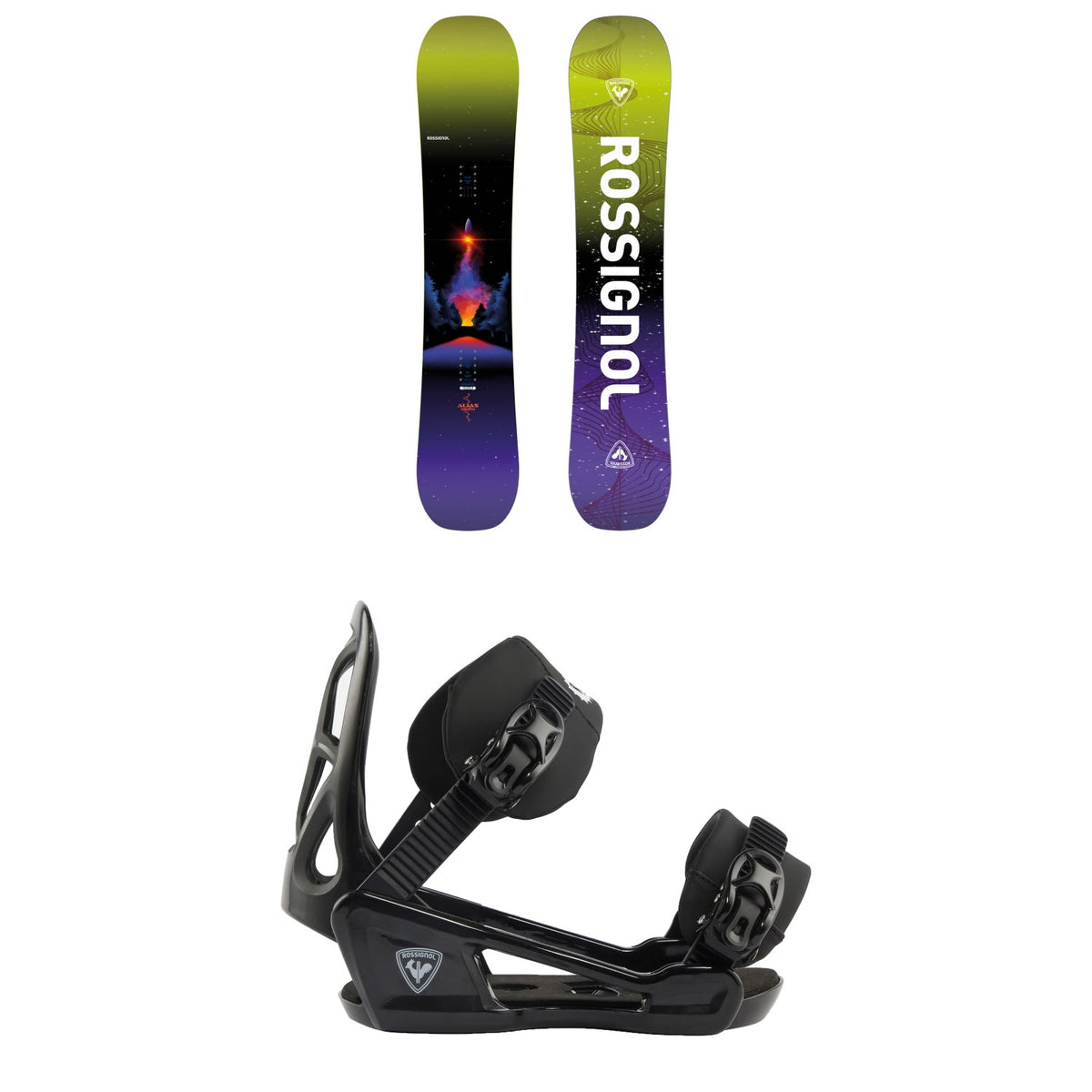 Rossignol Alias Snowboard + Rookie Snowboard Bindings - Kids 2027