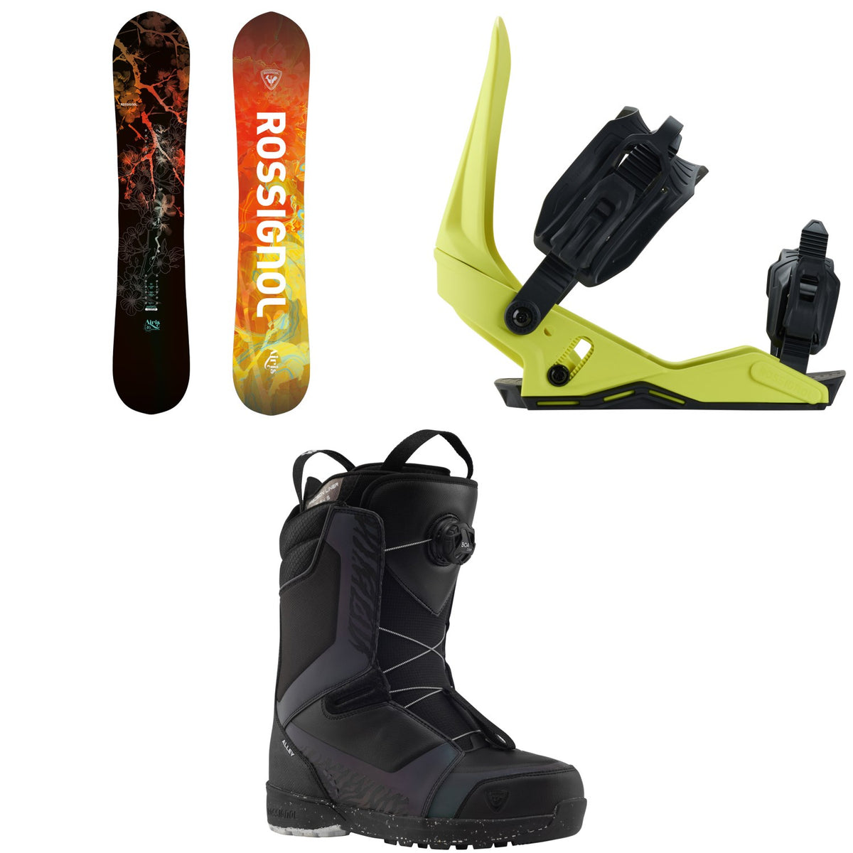 Rossignol Airis Snowboard + Works Snowboard Bindings + Alley Boa H4 Snowboard Boots - Women's 2027