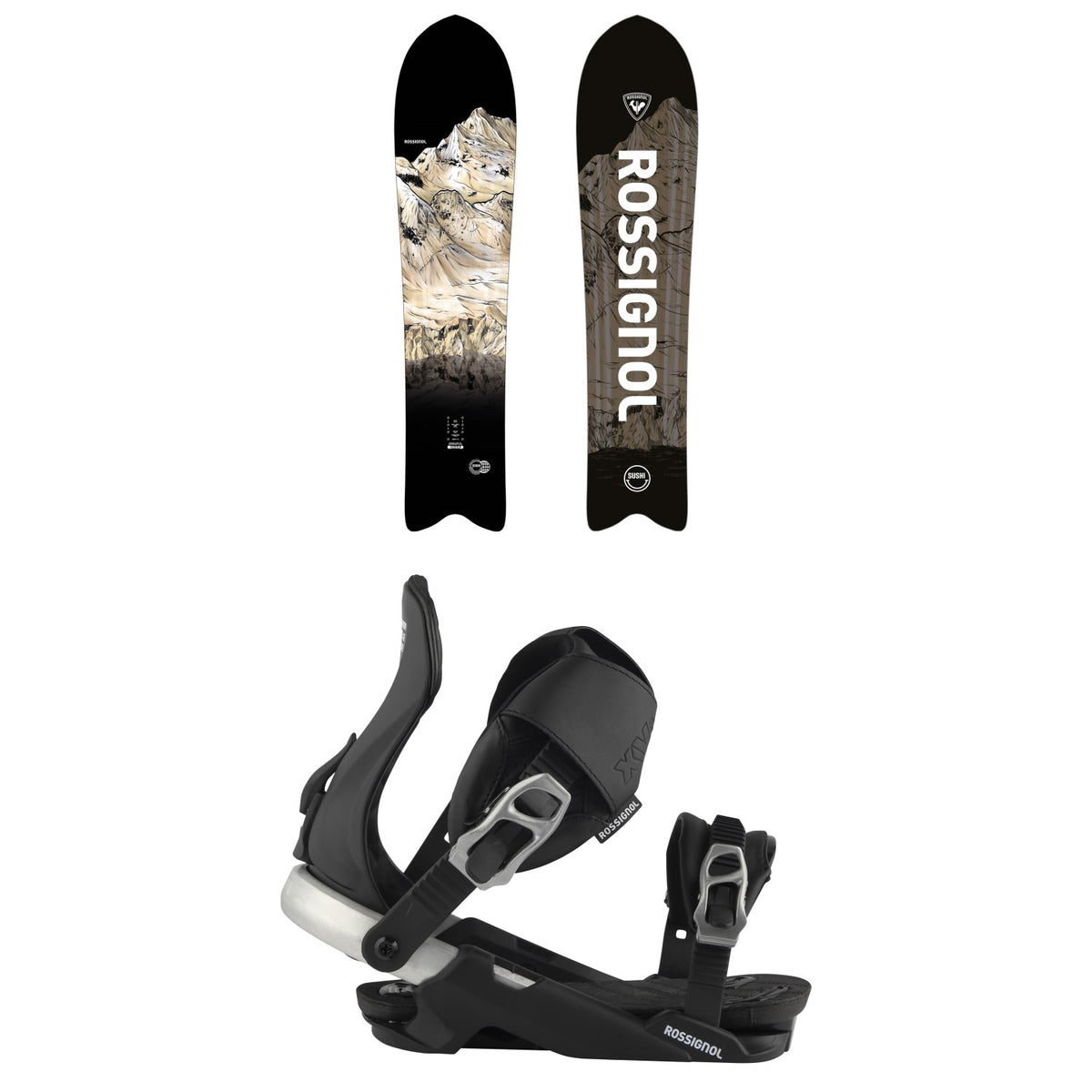 Rossignol XV Sushi Snowboard + XV Snowboard Bindings 2027